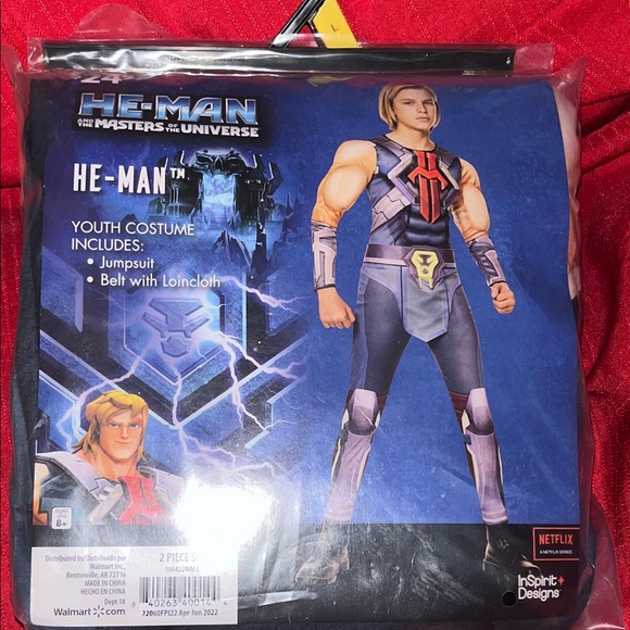 NEW! HE-MAN and the MASTERS OF THE UNIVERSE HALLOWEEN COSTUME - Picture 1 of 3